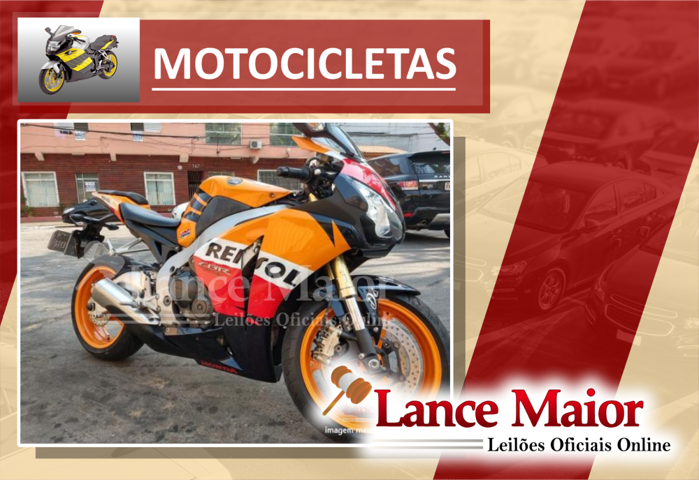 <center><big><b>LEILÃO DE MOTOS</b></center> <center></big>Recuperados de Financiamento<br>Bradesco </center>