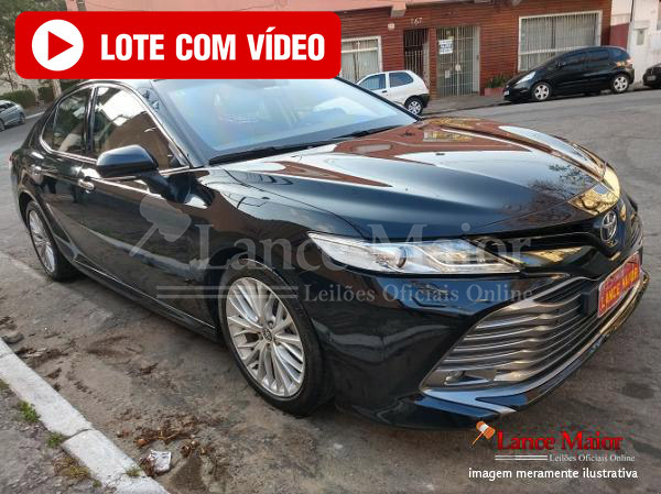 LOTE 002 - Toyota Camry XLE 3.5 BLINDADO Aut 2018/2019