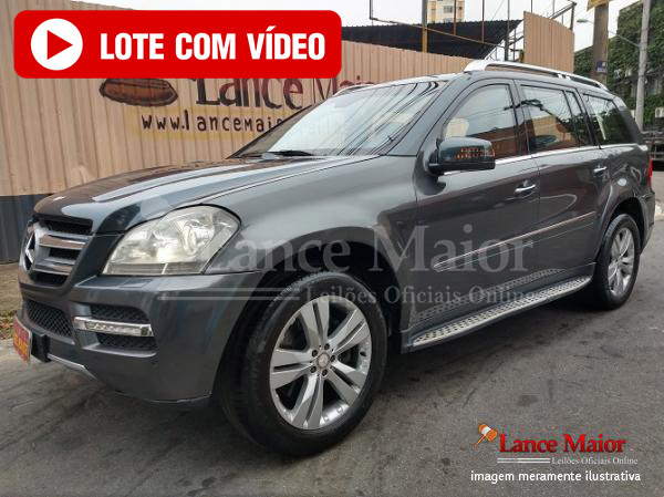 LOTE 004 - M.Benz GL-500 388cv V8 4x4 BLINDADO 7L Aut. 2010/2011 